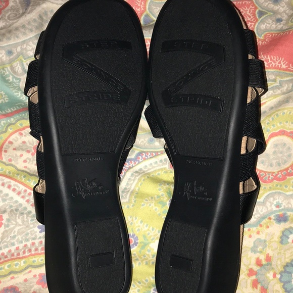 LIFE STRIDE Comfort Black Sandals. NEW 🖤 - Picture 6 of 7